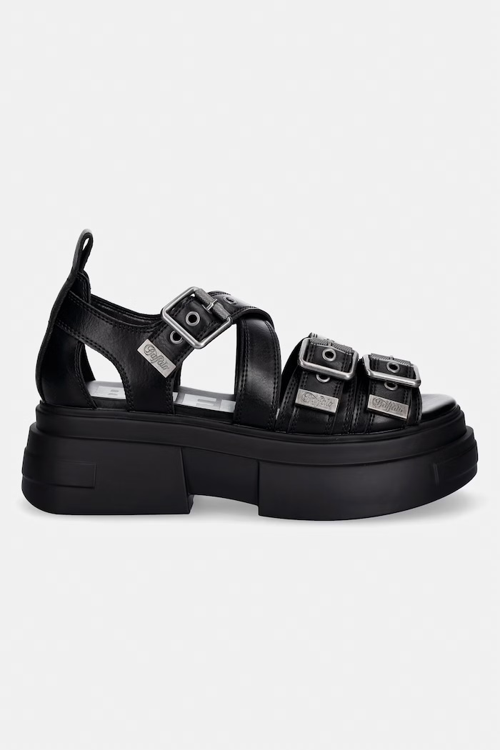 Buffalo sandále Bolt Snd Buckle 1602308 čierna SS26