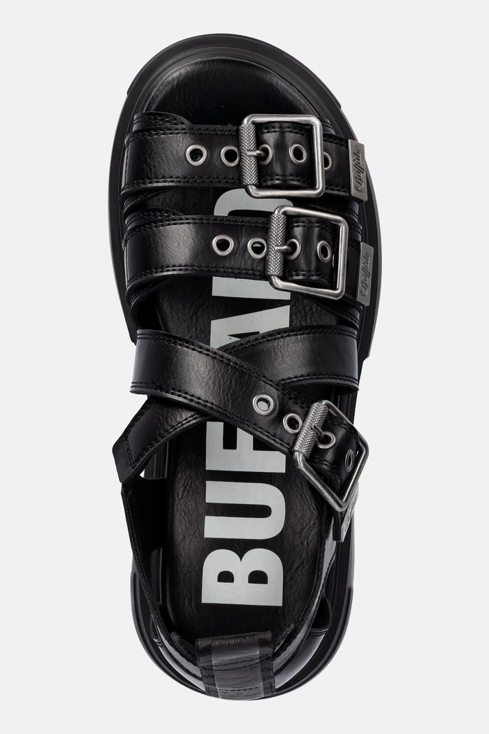Buffalo sandále Bolt Snd Buckle čierna 1602308