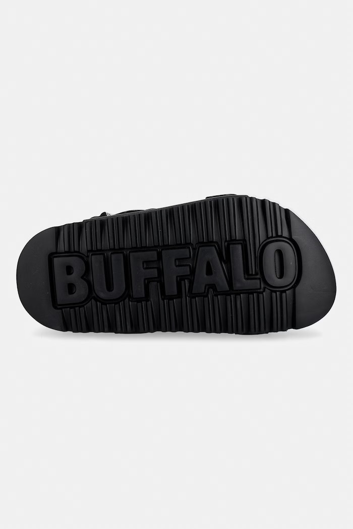 Buffalo sandále na platforme dámske Jane Athena Buckle 1602318 čierna