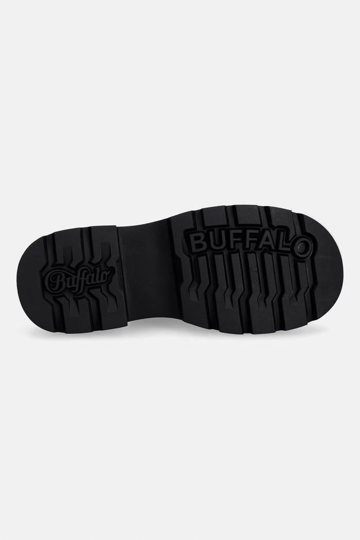 Buffalo sandále na platforme dámske Vega Athena Buckle 1602359 čierna