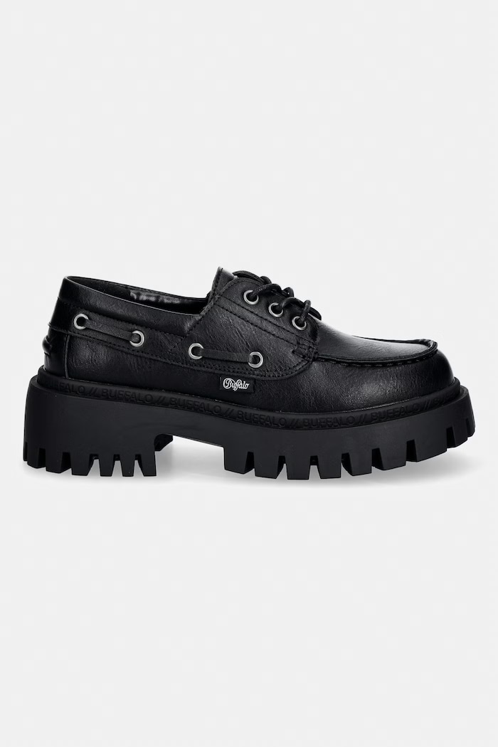 Buffalo scarpe da donna Surge Boat 1622689 nero SS26