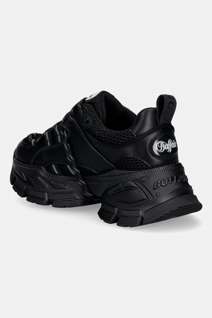 Obuv Buffalo Saturn Lace dámske tenisky 1636350 čierna