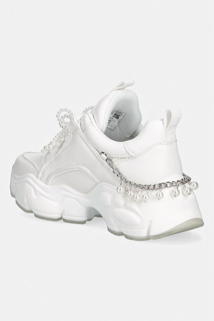 Obuv Buffalo Binary Chain Pearl tenisky dámske 1636666 biela