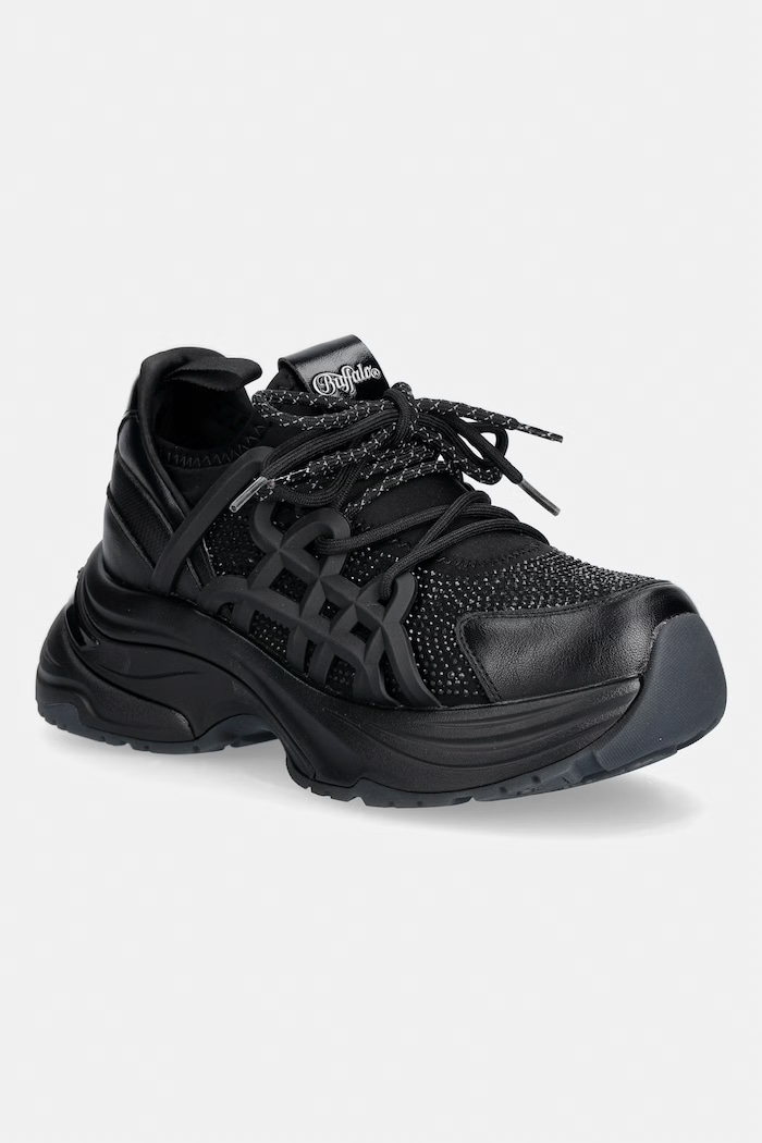 Buffalo Senta Glam sneakers pentru femei negru 1636711