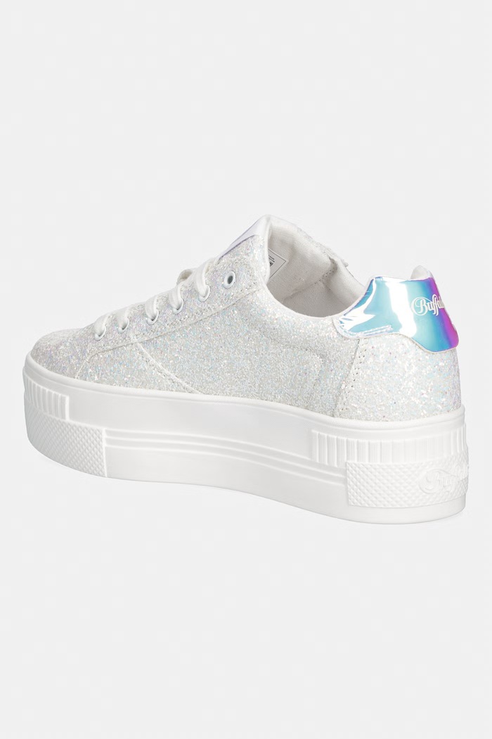 Încălțăminte Buffalo Paired Glam sneakers pentru femei 1636401 alb