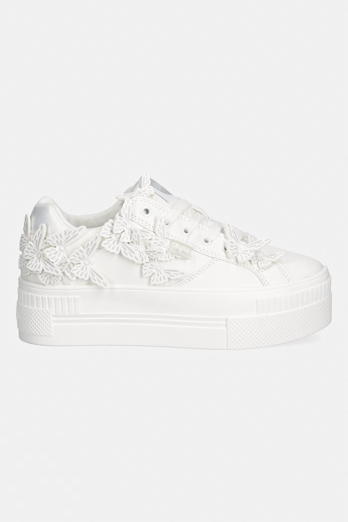 Buffalo Paired Butterfly sneakers pentru femei 1636733 alb SS26