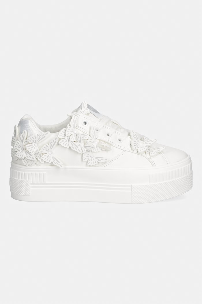 Buffalo Paired Butterfly sneakers pentru femei 1636733 alb SS26