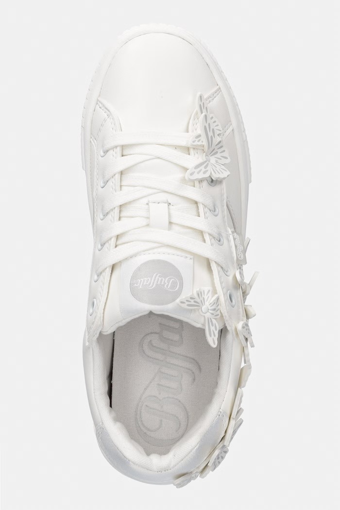 Buffalo Paired Butterfly sneakers pentru femei alb 1636733