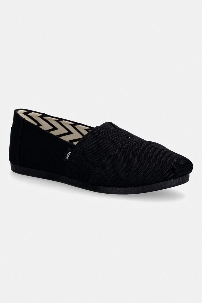 Toms dámske espadrilky ALPARGATA CLASSIC čierna 10020784