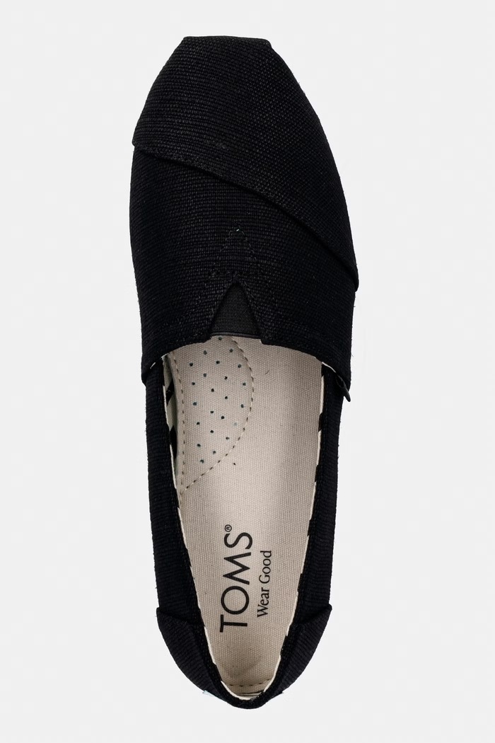 Toms dámske espadrilky ALPARGATA CLASSIC čierna 10020784