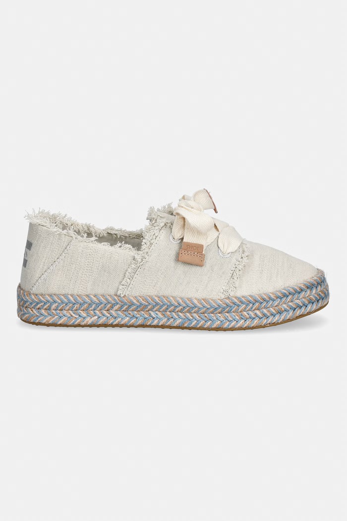 Toms еспадрильї жіночі CAROLINA LACE UP 10021851 бежевий SS26