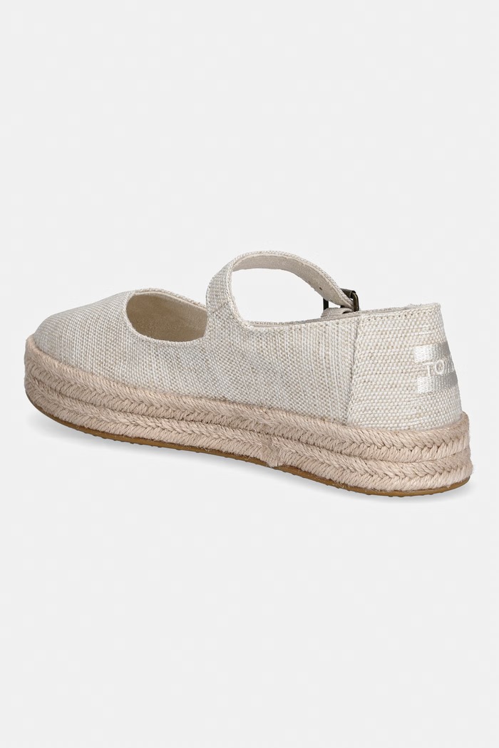 Scarpe Toms espadrille da donna CAROLINA MARY JANE 10021863 beige