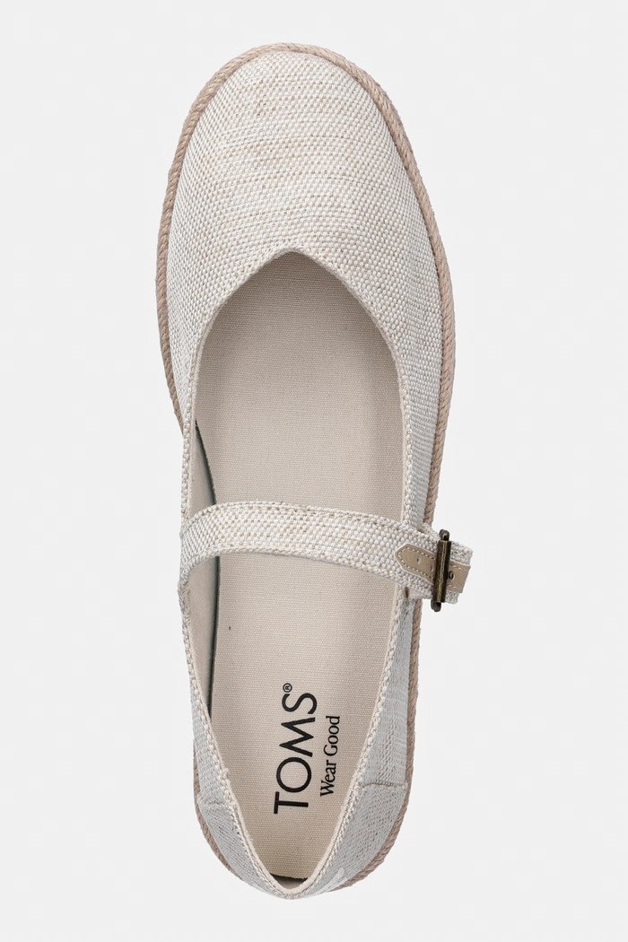 Toms espadrille da donna CAROLINA MARY JANE beige 10021863