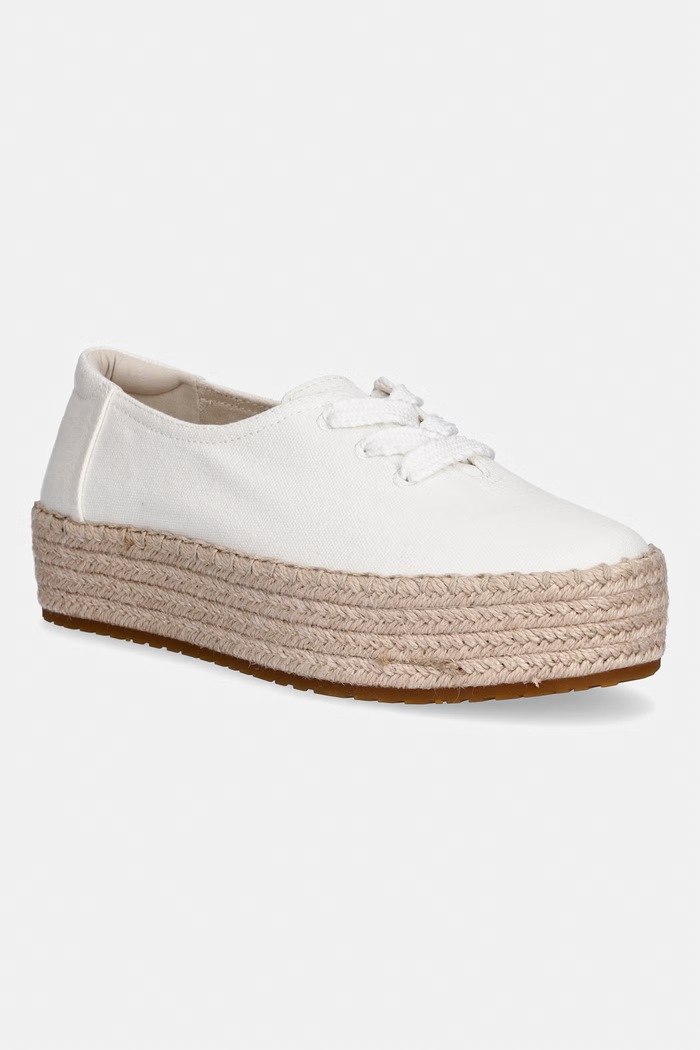 Toms VALENCIA LACE UP tenisówki damskie biały 10023275