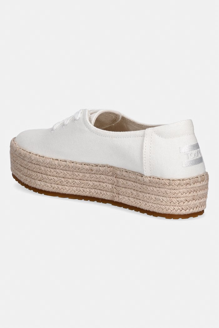 Obuwie Toms VALENCIA LACE UP tenisówki damskie 10023275 biały