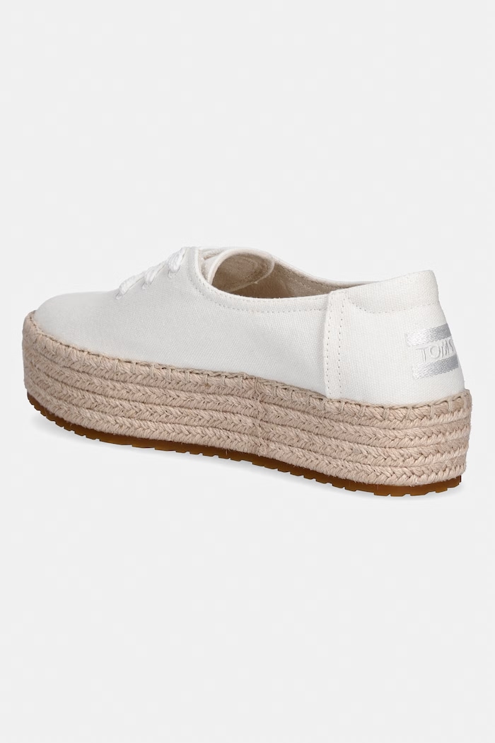 Obuwie Toms VALENCIA LACE UP tenisówki damskie 10023275 biały