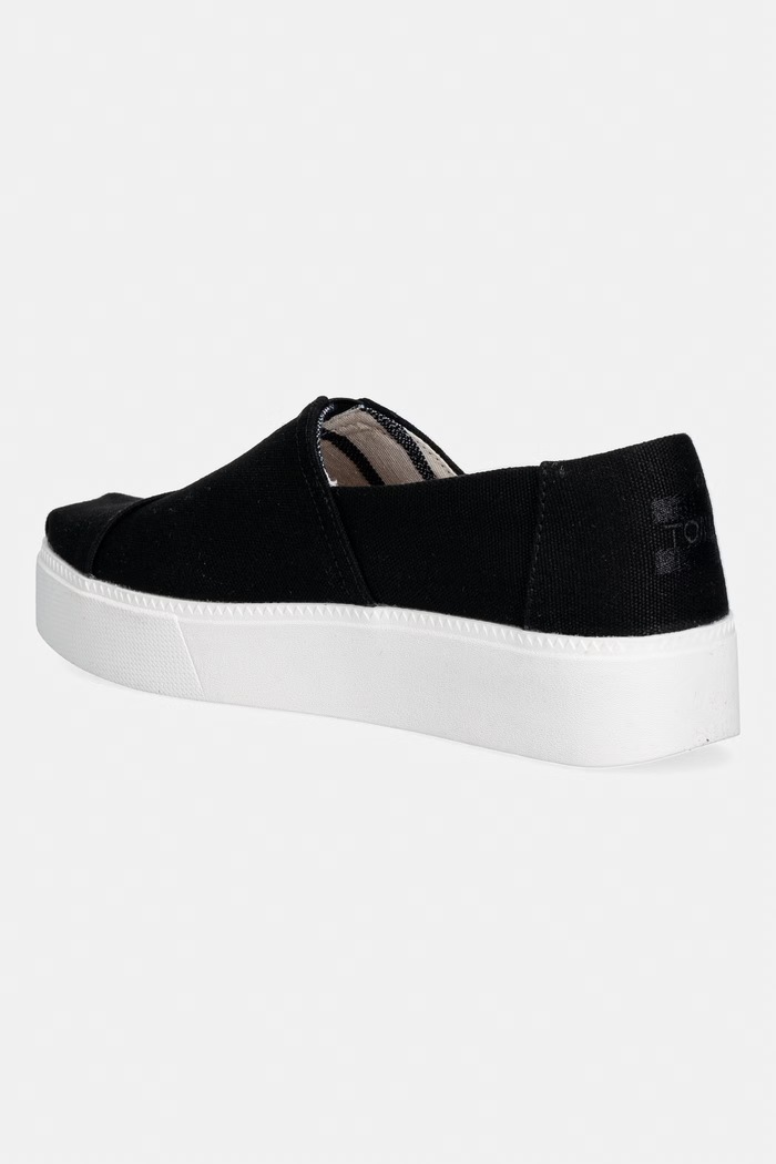 Obuv Toms ASHER PLATFORM dámske espadrilky 10023246 čierna