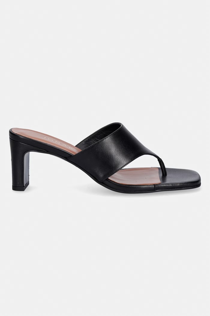Kožené žabky Jonak DEVIL CUIR Noir 3800287 čierna SS26