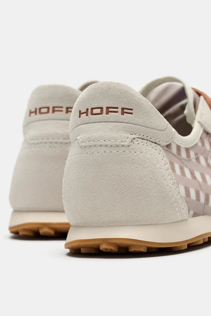 Încălțăminte Hoff BRIDGE VICHY sneakers pentru femei, din piele întoarsă 12661037 alb