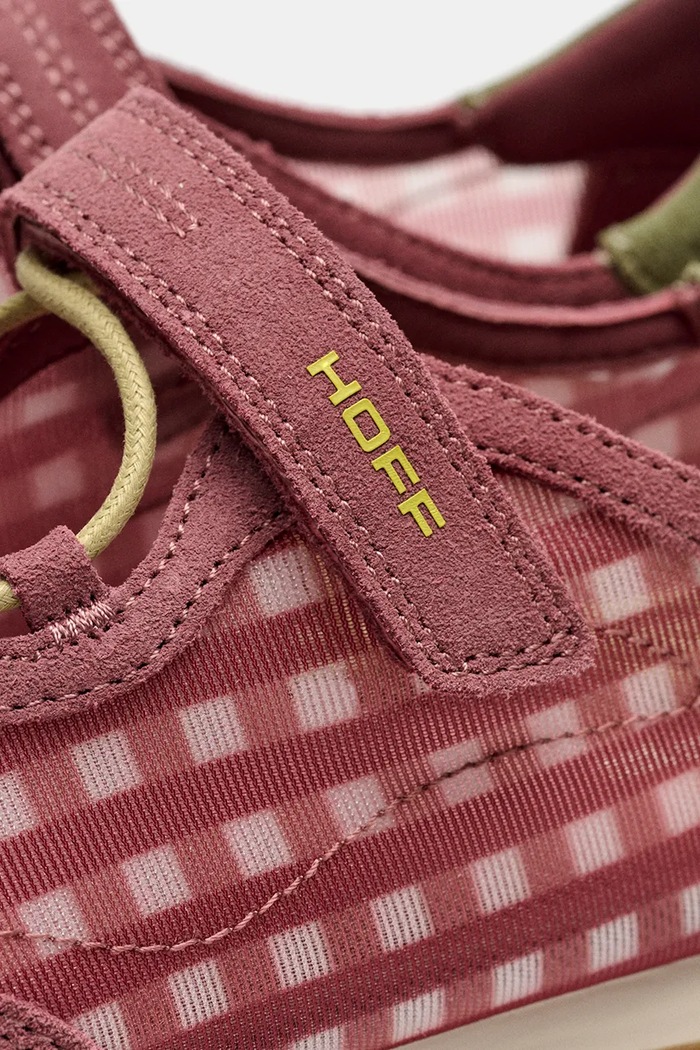 Hoff BRIDGE BOW VICHY BERRY sneakersy damskie skórzane 12661041 różowy