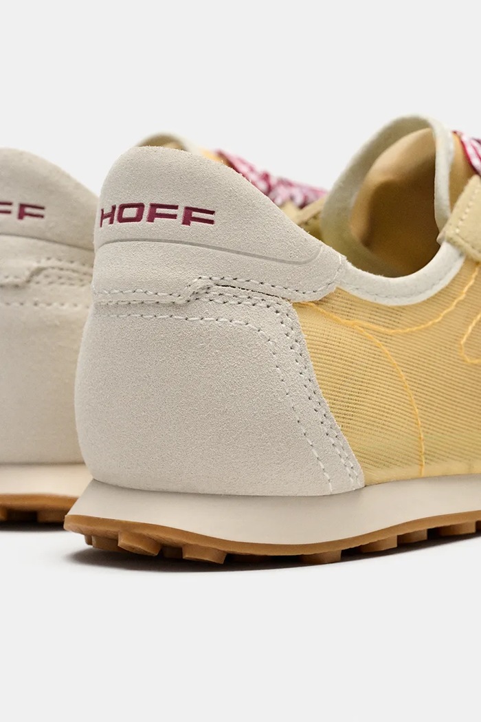 Încălțăminte Hoff BRIDGE VICHY SOLID MESH SAGE sneakers de femei din piele întoarsă 12661045 galben
