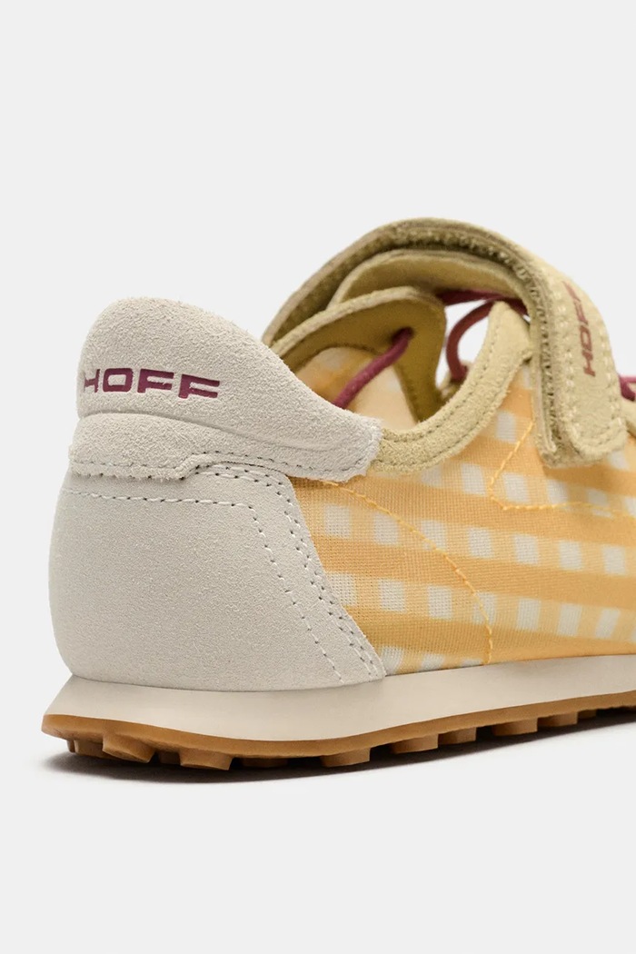 Hoff BRIDGE BOW VICHY SUN sneakers pentru femei, din piele întoarsă 12661047 galben