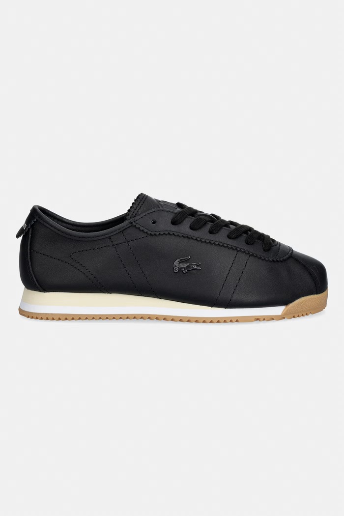 Dámske kožené tenisky Lacoste Club-Low Sneakers 51SFA0024 čierna SS26