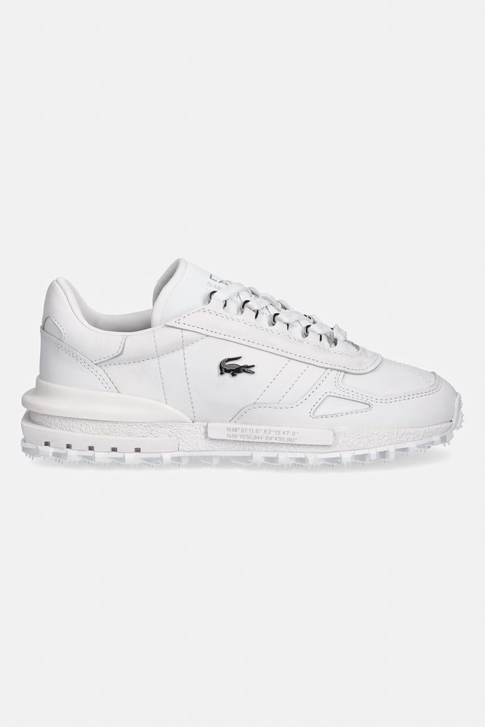 Lacoste sneakers din piele Elite Active Sneakers 51SFA0027 alb SS26