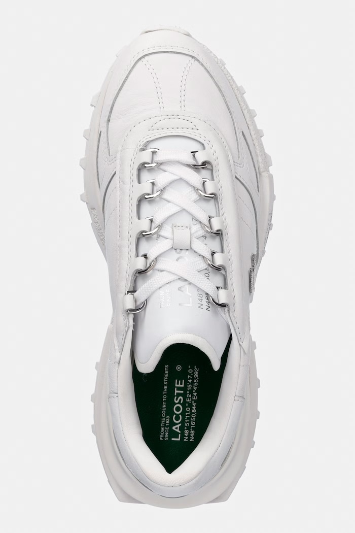 Lacoste sneakers din piele Elite Active Sneakers alb 51SFA0027
