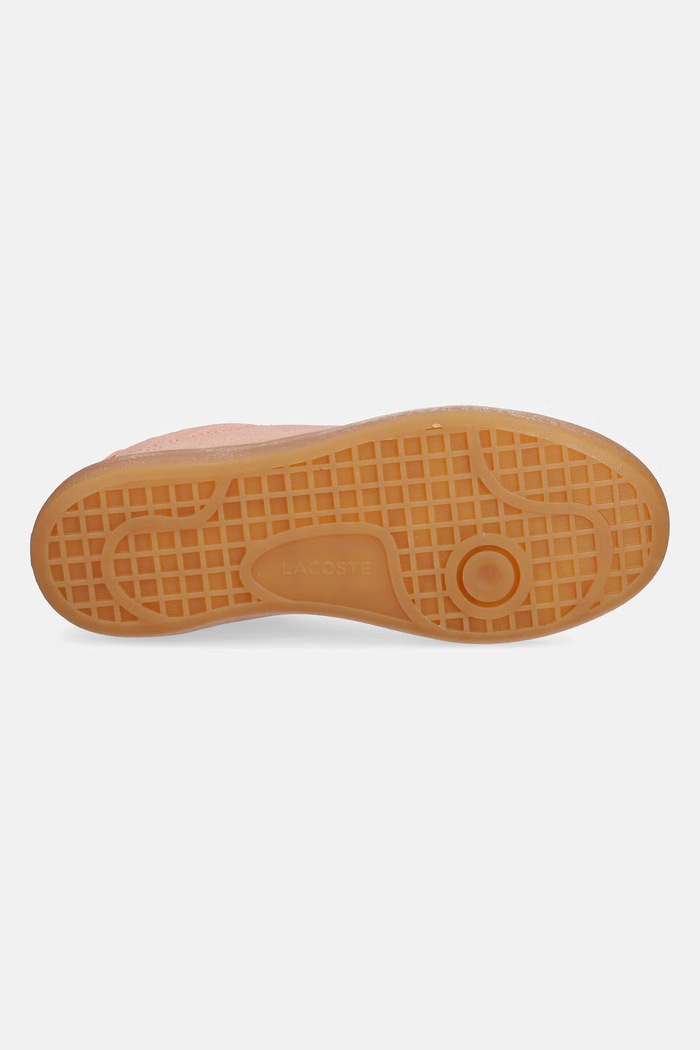 Lacoste sneakersy zamszowe Baseshot Pro Sneakers 51SFA0087 pomarańczowy