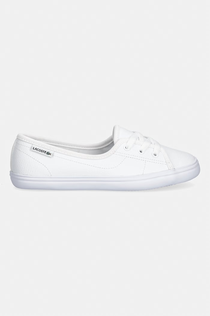 Lacoste Median LTH Sneakers tenisówki damskie skórzane 51SFA0130 biały SS26