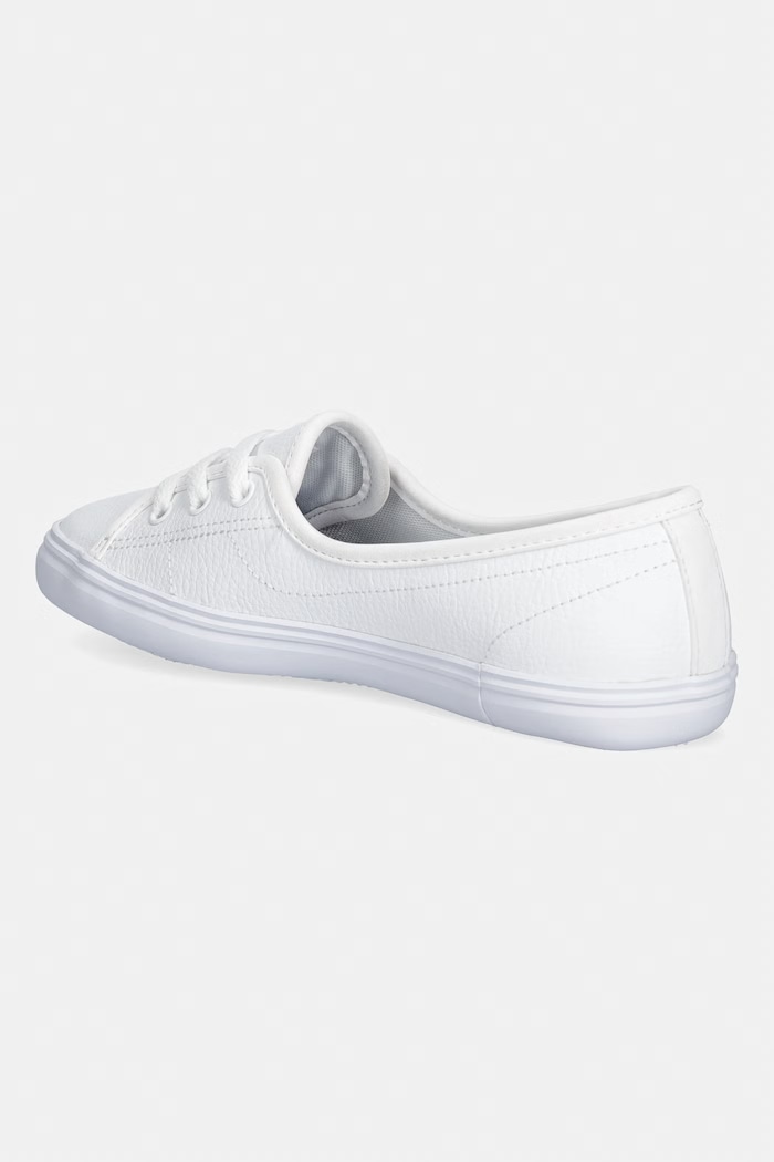 Obuwie Lacoste Median LTH Sneakers tenisówki damskie skórzane 51SFA0130 biały