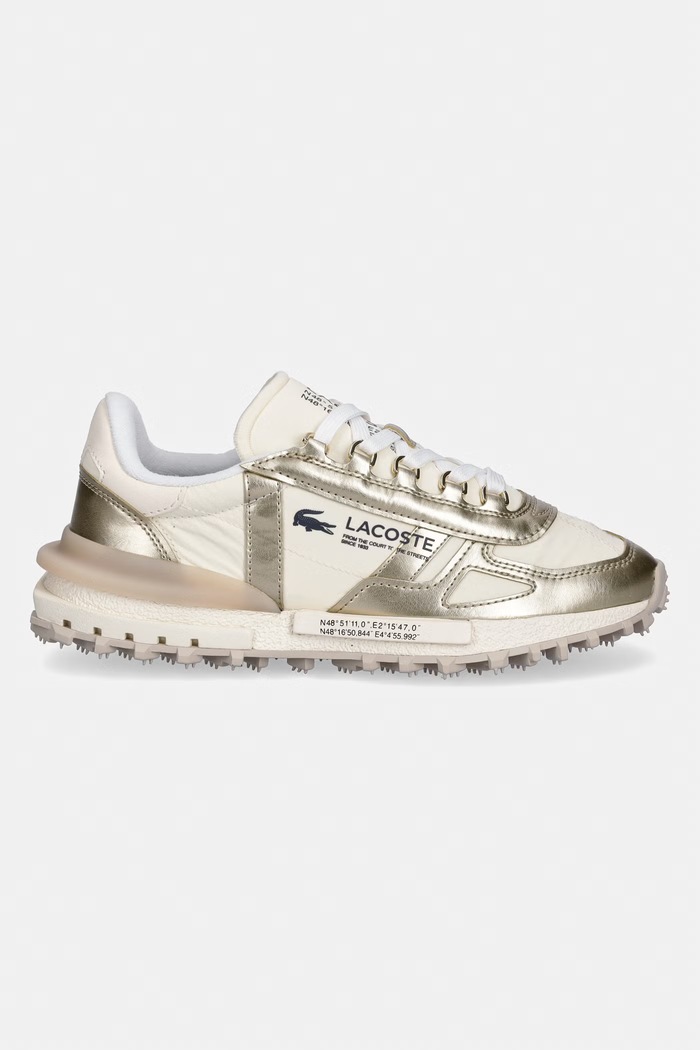 Tenisky Lacoste Elite Active Sneakers Liquid Gold Pack 51SFA0168 béžová SS26