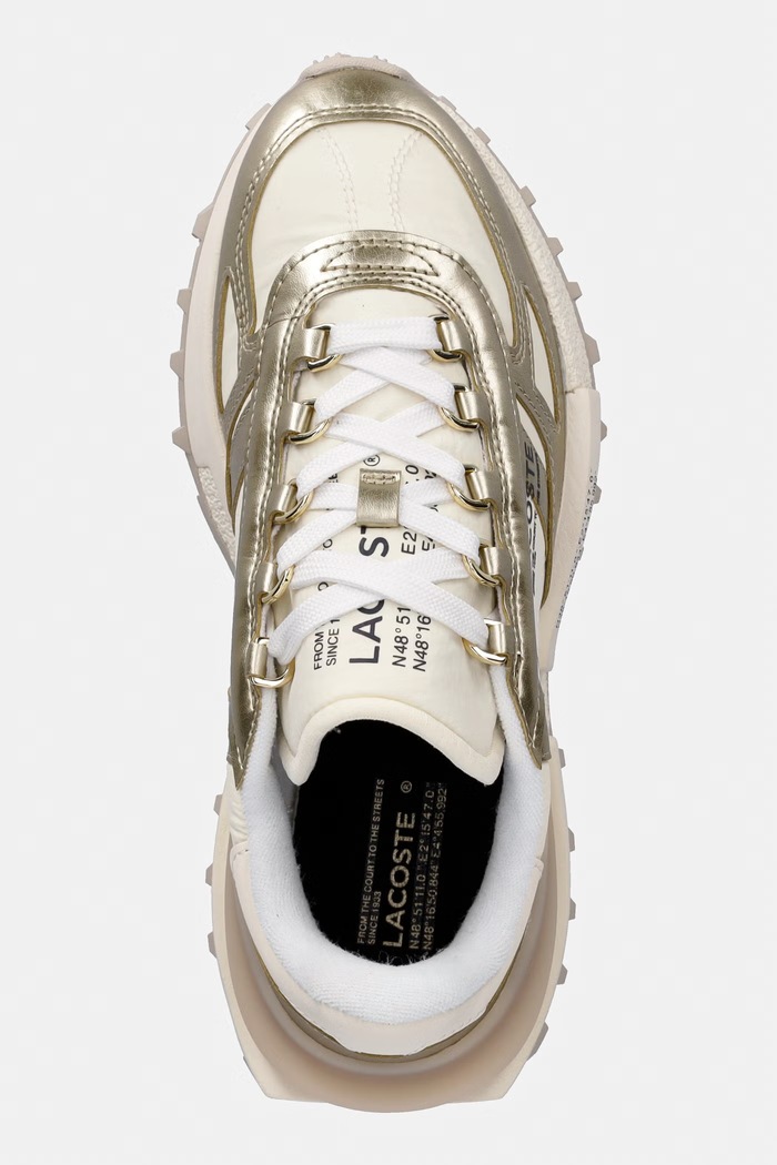 Tenisky Lacoste Elite Active Sneakers Liquid Gold Pack béžová 51SFA0168