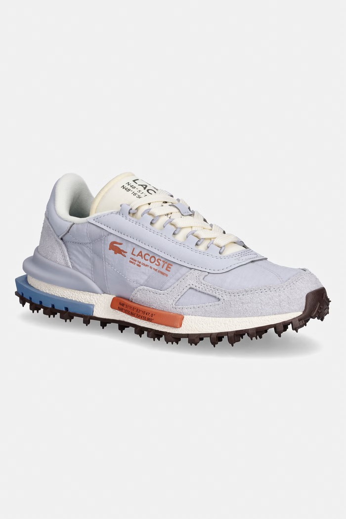 Tenisky Lacoste Elite Active Sneakers semišová koža modrá 51SFA0175