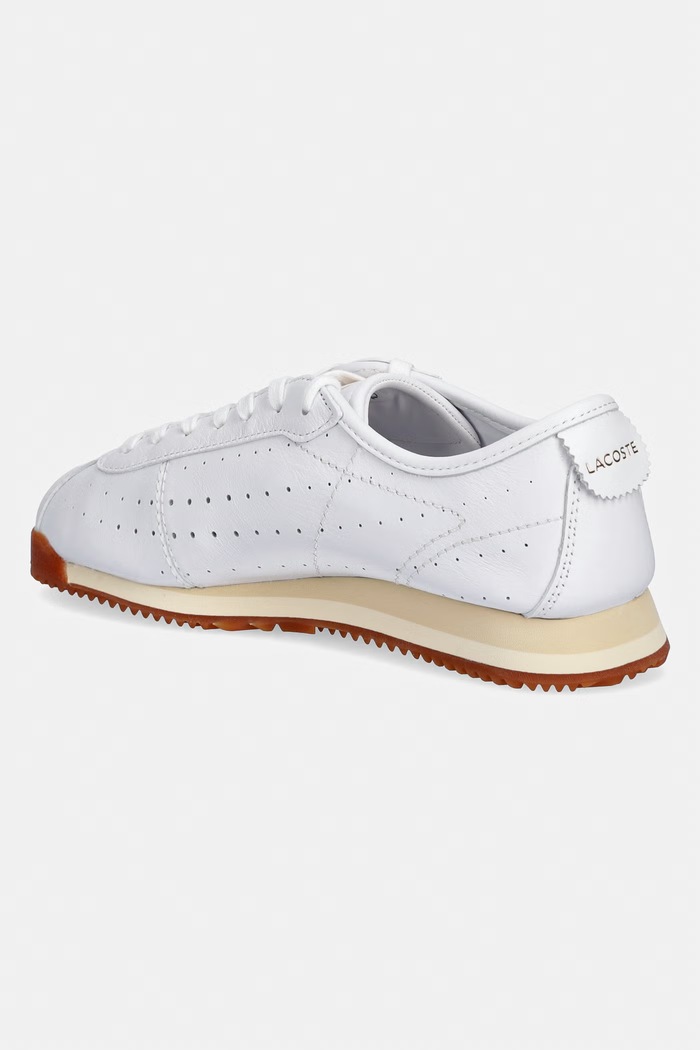Obuv Kožené tenisky Lacoste Club-Low Sneakers 51SFA0177 biela