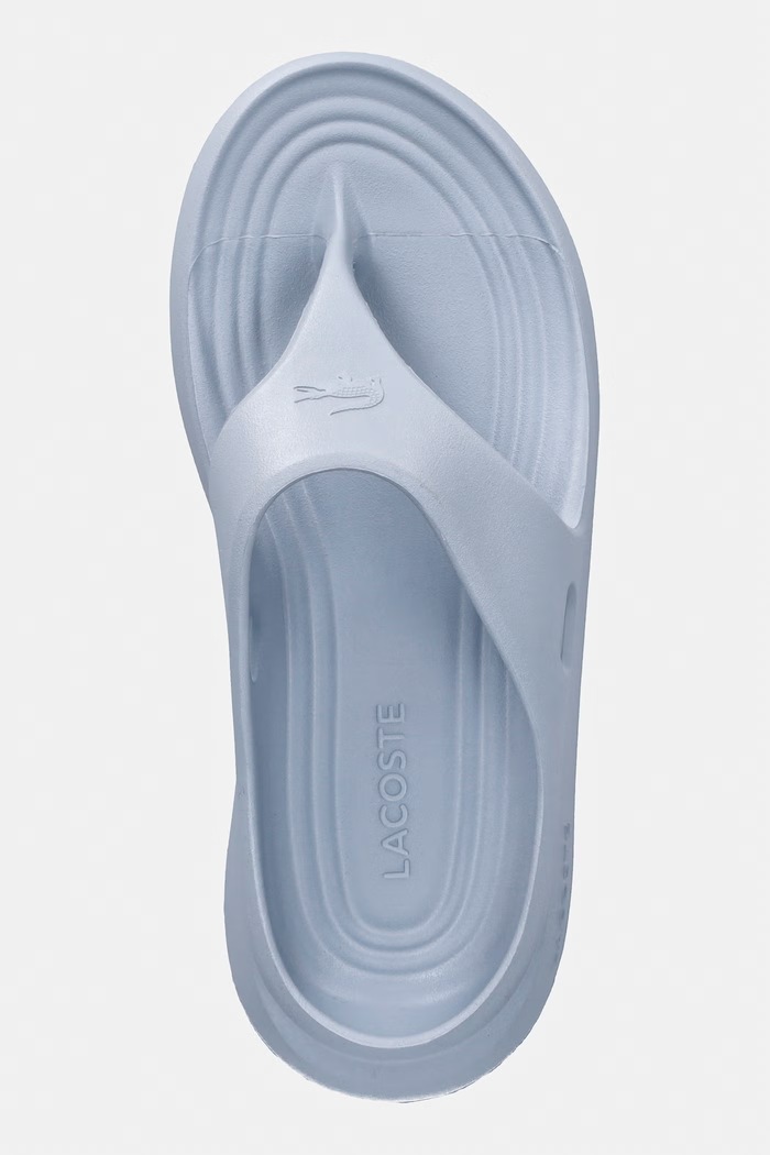 Lacoste șlapi pentru femei Meduza Flip-Flops albastru 51CFA0010