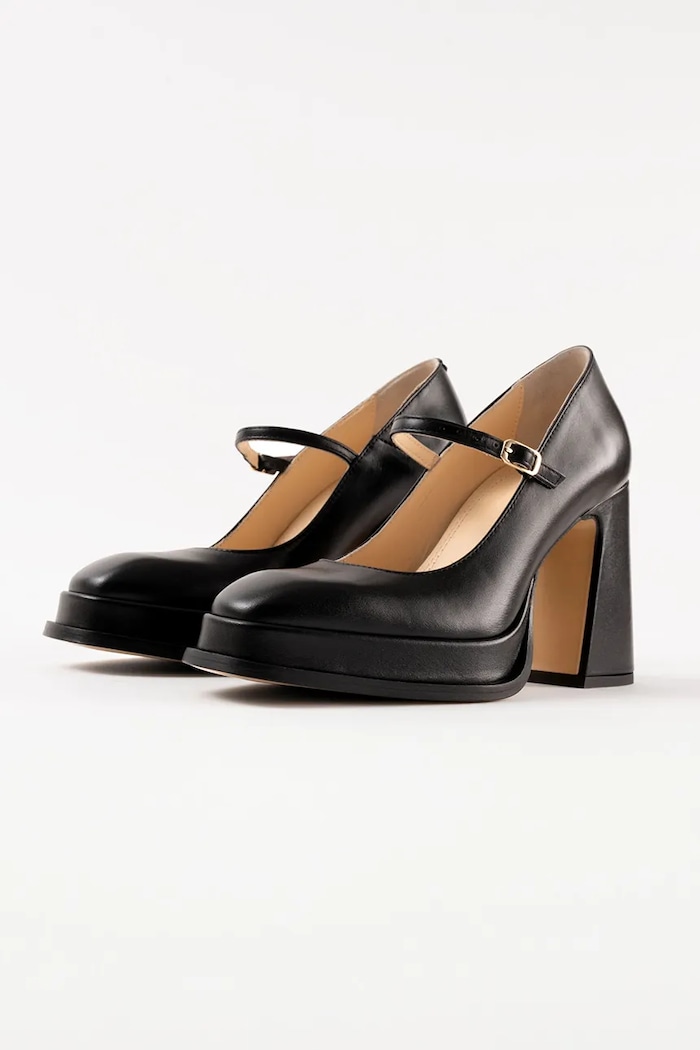 Souliers Martinez lodičky kožené CASILDA CASILDA.BLACK čierna SS26