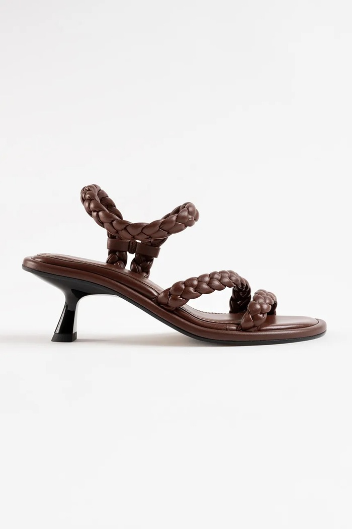 Souliers Martinez in pelle ANAYA marrone ANAYA.DBROWN