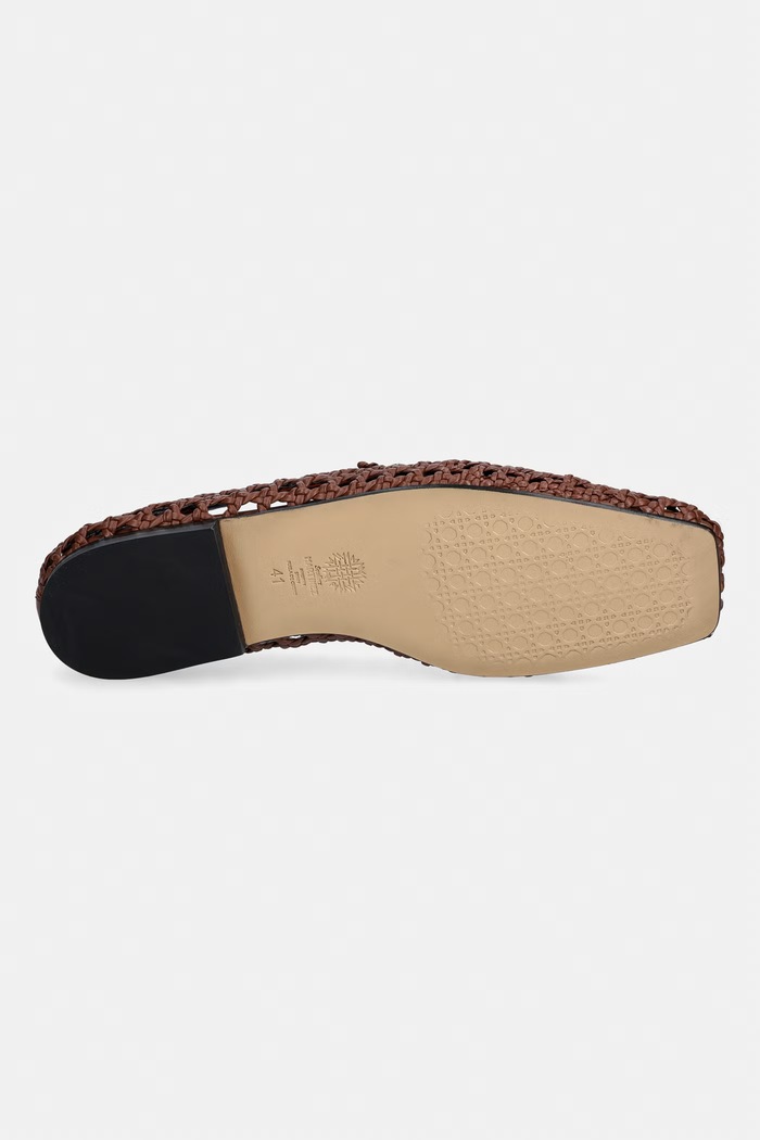 Souliers Martinez балеринки от кожа PARIS PARIS.DBROWN кафяв