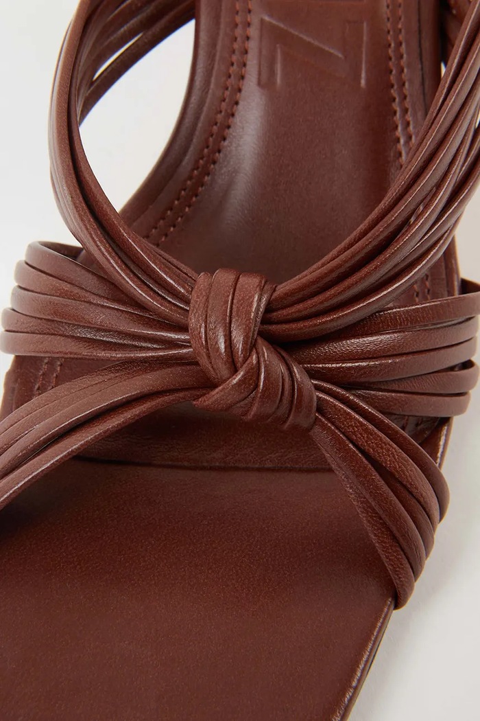 Kožené šľapky Souliers Martinez AMANDA AMANDA.DBROWN hnedá