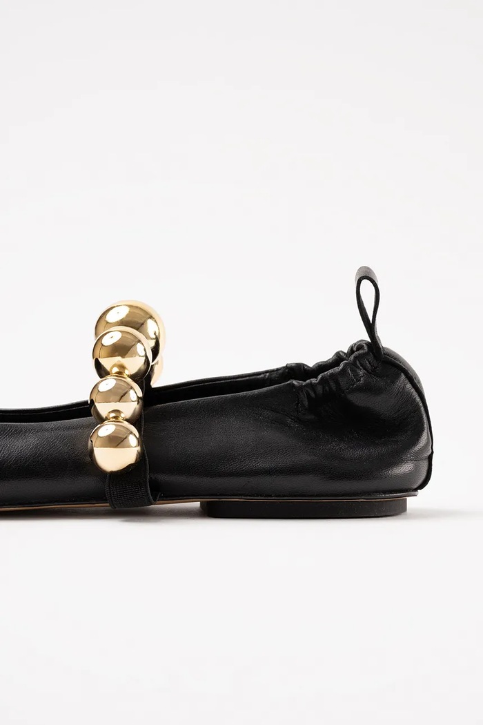 Obuv Kožené balerínky Souliers Martinez FLAMENCA FLAMENCA.BLACK čierna