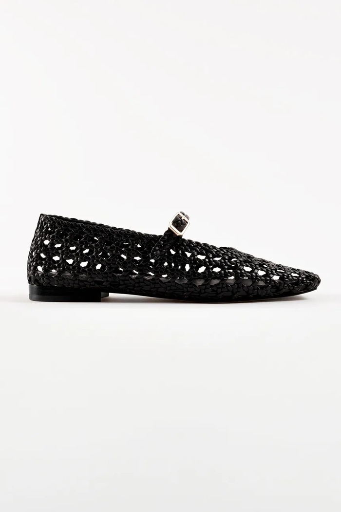Souliers Martinez балеринки от кожа PARIS черен PARIS.BLACK