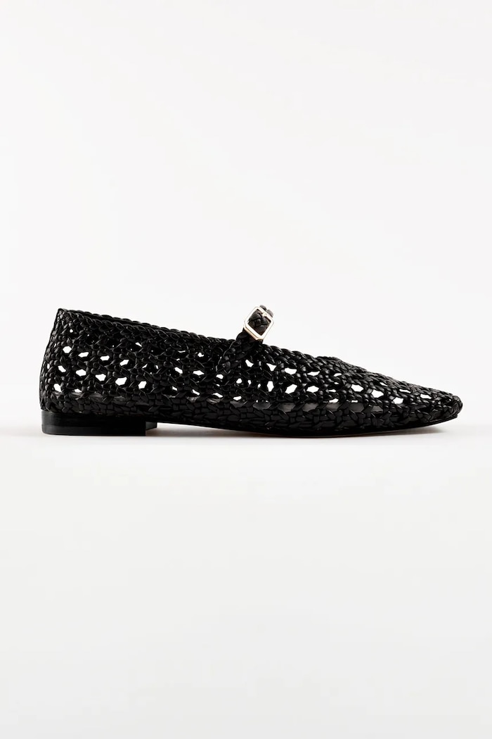 Souliers Martinez балеринки от кожа PARIS черен PARIS.BLACK