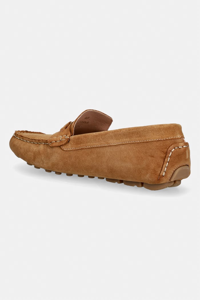 Obuv Semišové mokasíny Pollini SA10151G1OTF0105 béžová