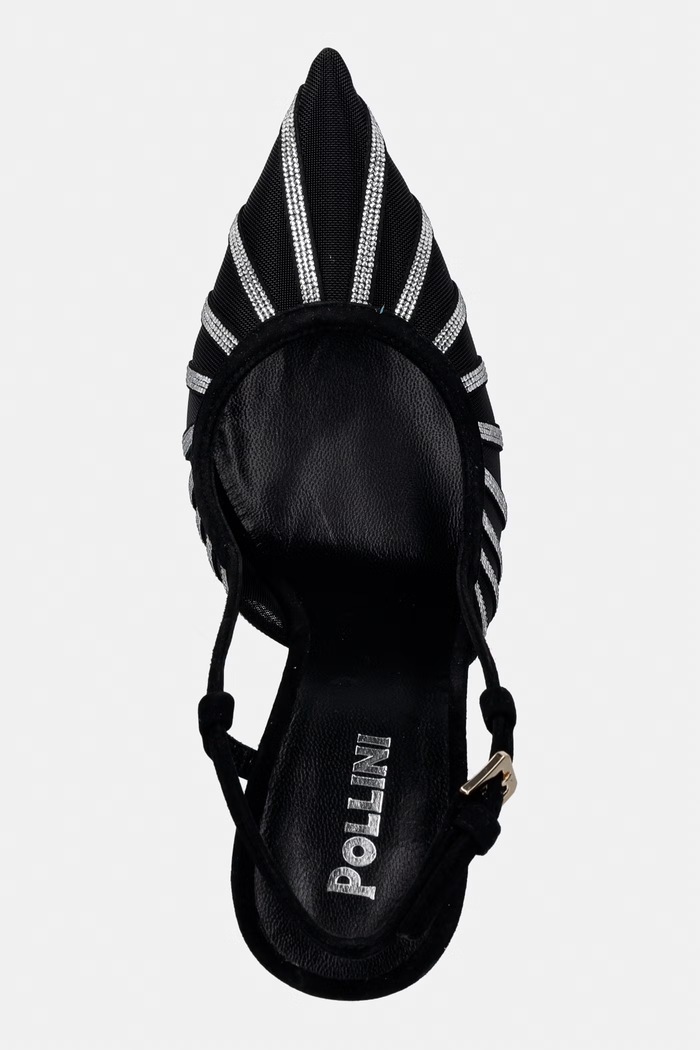 Pollini szpilki czarny SA1028BC1OTA0000