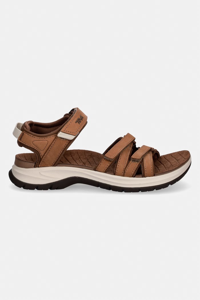 Teva női bőr szandál Tirra Sport Leather 1177511 barna SS26