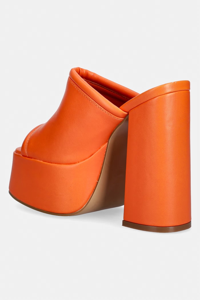 Obuwie Koi Footwear klapki Balsa Heeled Mules Balsa pomarańczowy