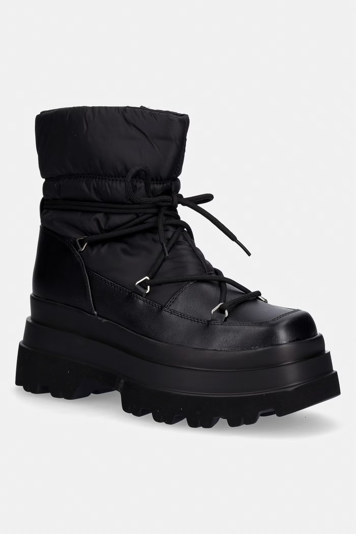 Snehule Koi Footwear Thedas Black Snow Boots jemné zateplenie čierna Thedas
