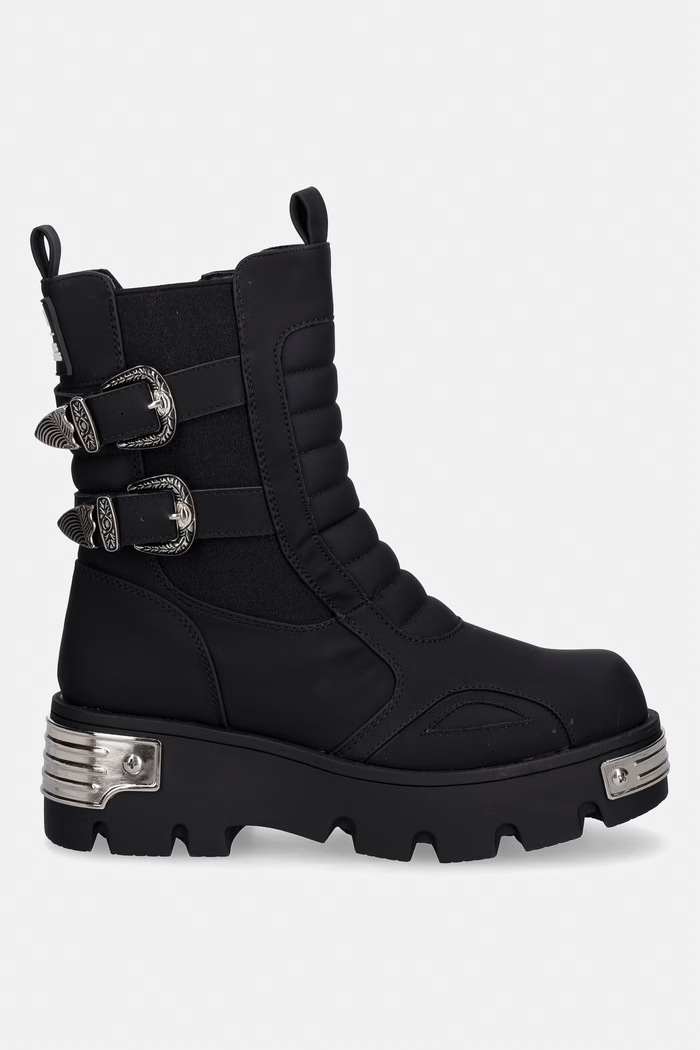 Gležnarji Koi Footwear Uncanny Dodge Rogue Military Boots Uncanny.Dodge.Rogue črna SS26
